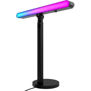 Logitech G Beam LX Premium Dual-Side RGB LED Light مع Truesoft ، للبث ، البث ، Lightsync ، Bluetooth ، USB ، PC/MAC-الجرافيت (متجدد)