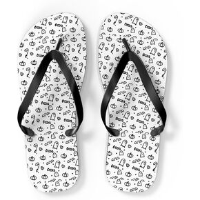 Stylish Flip Flops, Summer Footwear, Beach Sandals, Casual Footwear for Vacation, Fun Flip Flops with Funky Design