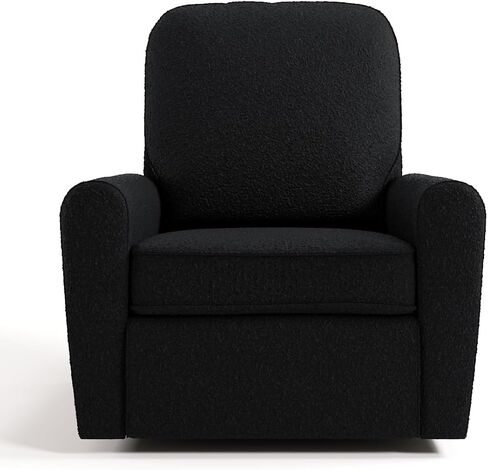 Storkcraft Amalfi Deluxe Power Recliner Swivel Glider (Ivory Boucle)-كرسي الطاقة الإلكترونية المتميز للحضانة ، يشمل ميناء شحن USB-A & USB-C ، كرسي Rocking Glider in Kuwait