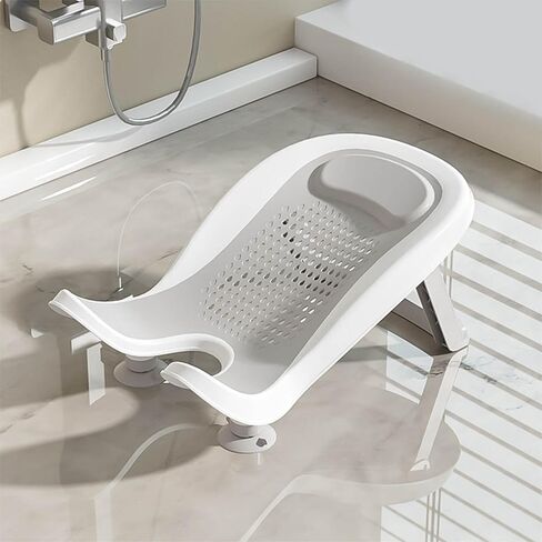 Multifunctional Infant Bath, Lying Down Shower Basin for Home Use, Counter Sink Or Bathtubs Bathtub Shower Bed, Foldable Design for Counter or Stand Use (Grey) in Saudi Arabia