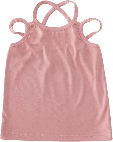 T Shirts Toddler Summer Top for Girls Cotton Blend Kids Underwear Girls Camisole Children Undershirt Baby Singlet in Saudi Arabia