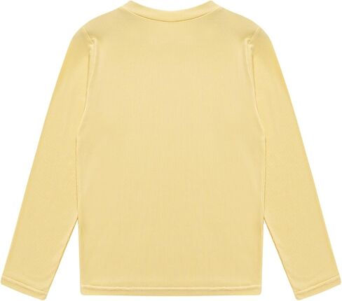 Baby Boys Girls Round Neck Thermal Tops Long Sleeve Ribbed T-Shirt Blouse Warm Undershirt Fall Winter Clothes in Saudi Arabia