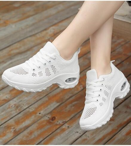Women's Athletic Running Shoes - Breathable Mesh, Non-Slip, Cushion Shock AbsorptionTPU Sole- for Women - Suitable for Running, Jogging, and Everyday Wear for Fitness Enthusiasts in Saudi Arabia