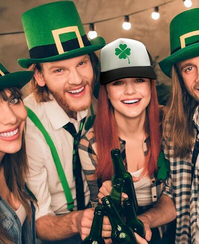 Funny St. Patrick's Day Party Trucker Hat St Patty's Day Mesh Cap in Saudi Arabia