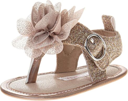 Josmo Infant Baby Girls Summer Sandals Soft Sole Newborn Toddler First Walker Crib Dress Sandals Size 2-4 Infant in Saudi Arabia