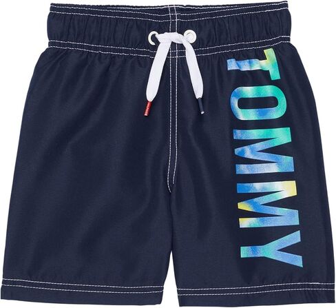 سروال سباحة للأولاد من Tommy Hilfiger Tommy Logo Script (للأطفال الكبار) Tommy Red MD (12-14 طفل كبير) in Kuwait