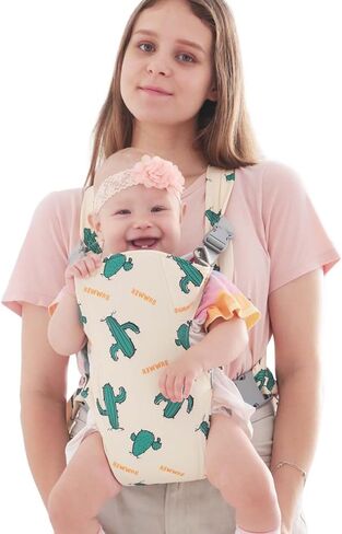 KIYUMI Carrier Portable Newborn Toddler Baby Sling Carrier,Lightweight & Breathabl Hip 4 in 1 Carry Child Infant Sling(8-35lbs),Fruit in Saudi Arabia