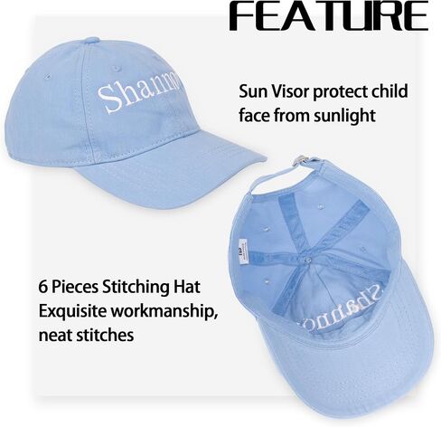 MT WORLD Toddler Baseball Hat Personalized Toddler Baseball Cap Soft Sun Hat Baby Trucker Hats for 2-6 Years Old Boys Girls in Saudi Arabia