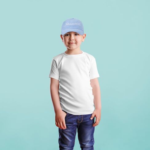 MT WORLD Toddler Baseball Hat Personalized Toddler Baseball Cap Soft Sun Hat Baby Trucker Hats for 2-6 Years Old Boys Girls in Saudi Arabia