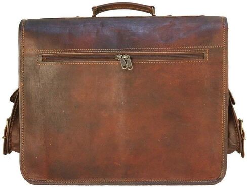 HULSH Leather Messenger Bag briefcases for Men, Leather Laptop Satchel in Kuwait
