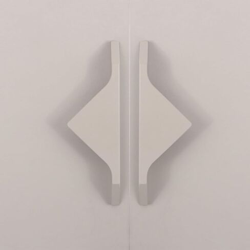 Cabinet Handles, 2 Packs Children's Room Colourful Handles Door Knob Triangular Design Cabinet Kitchen Cupboard Handles,Drawer Pulls,Aluminum Alloy Profile for Wardrobe,Dresser(Grey 2) in Saudi Arabia