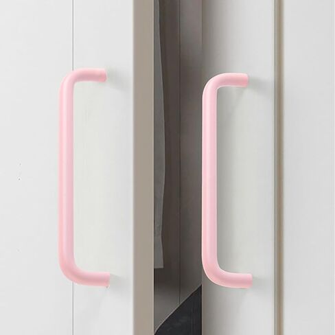 Cabinet Handles, 2 Packs Children's Room Handles Cabinet Bow Door Knob Kitchen Colourful Cupboard Handles,Drawer Pulls,Aluminum Alloy Profile for Wardrobe,Dresser,Bathroom(Black,Hole Pitch 192mm) in Saudi Arabia