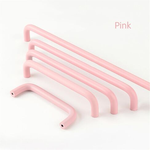 Cabinet Handles, 2 Packs Children's Room Handles Cabinet Bow Door Knob Kitchen Colourful Cupboard Handles,Drawer Pulls,Aluminum Alloy Profile for Wardrobe,Dresser,Bathroom(Black,Hole Pitch 192mm) in Saudi Arabia