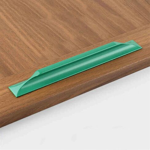Modern cabinet handles, 2 Packs Children's Room Handles Cabinet Self-Adhesive Door Knob Kitchen Colourful Cupboard Handles,Drawer Pulls,Aluminum Alloy Profile for Wardrobe,Dresser,Bathroom(Green,200mm in Saudi Arabia