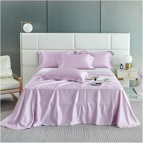 Three-Piece Set of Summer Sleeping Mat Bed Sheet Machine Washable Mat Soft Seat Bed Four Pieces Set(D)