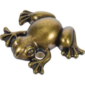 DOITOOL Animal Drawer Knobs Frog Decorative Handles for Bedroom Wardrobe Kitchen Cabinet Dresser Sturdy Metal Pull Replacement