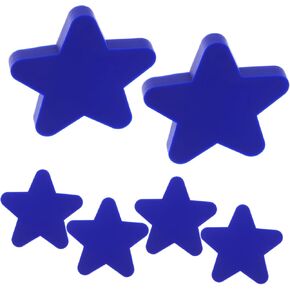 Gadpiparty Metal Drawer Wardrobe Handle 6pcs Star Knobs Dresser Knobs Vintage Fun Drawer Pulls Comfortable Easy Installation Nursery-Friendly