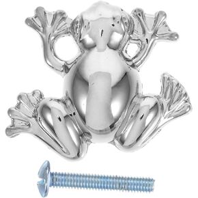 Homoyoyo Decorative Frog Cabinet Knob Cute Cartoon Furniture Handle for Boys and Girls Rooms Easy to Install Wardrobe Door Pull Handle Compatible Cabinets for Kitchen and Dresser