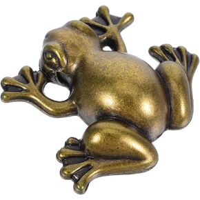 Cute Frog Drawer Pull Handle Cartoon Knob for Kitchen Cabinets Wardrobe and Furniture Easy to Install Metal Replacement Knobs for Dressers Durable and Versatile Decor