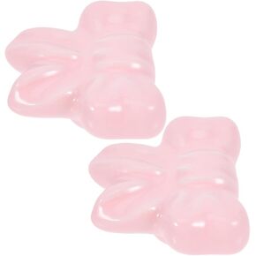 PRETYZOOM Elegant Bow Knobs for Dresser Ceramic Drawer Knobs Boys and Girls' Cabinet Handles Wide Compatibility for Furniture