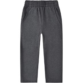 Boys' Sweatpants - Active Jogger Track Pants Stretch Waist Little Boys Jogger Pants for Sport Gym Casual 1-14 Years