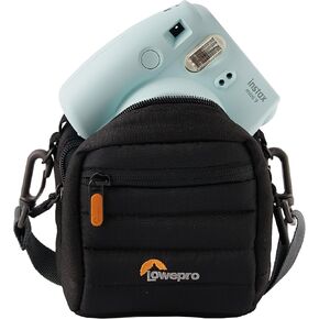 Lowepro LP37066-0WW, Tahoe CS 80 Case for Camera, Fits Fujifilm Instax Mini Cameras, HOZ Cameras, Small Mirrorless, Batteries, Memory Cards, Extra Film, Blue