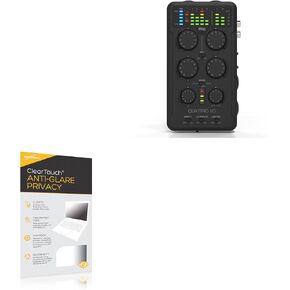 BoxWave Screen Protector Compatible with IK Multimedia iRig Pro Quattro I/O - ClearTouch Anti-Glare Privacy (2-Pack), Privacy Screen Protector Flexible Film Anti-Glare