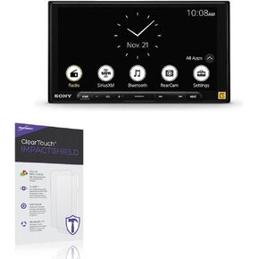 BoxWave Screen Protector Compatible with Sony XAV-9000ES - ClearTouch ImpactShield (2-Pack), Impenetrable Screen Protector Flexible Film