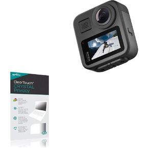 BoxWave Screen Protector Compatible with GoPro Max 360 - ClearTouch Crystal Privacy (2-Pack), Privacy Screen Protector Flexible Film Clear