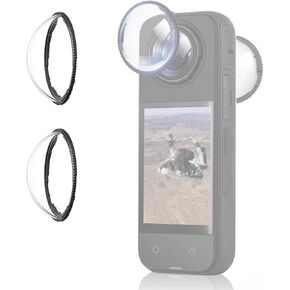 X4 Premium Lens Guards for Insta360 X4 Camera Accessories, Scratch-resistant Optical coated High transparency tempered glass Protective Lens Upgraded anti-scratch protectors Knob Mount