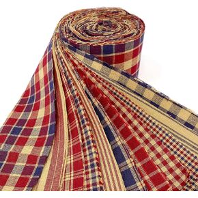 American Heritage 100% Homespun Cotton Fabric 22 pc 2.5" X 44" Precut Roll (Jelly Roll) by JCS
