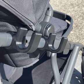 Stroller Scooter Holder, Quick-Clamp for Uppababy Balance Bike Pram VistaCruzHeat-Resistant, Space-Saving Design