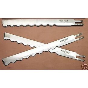 BAIJAC Replacemelt for 12 Eastman HSS Wave Edge Cutting Machine Knives 8" #8EW