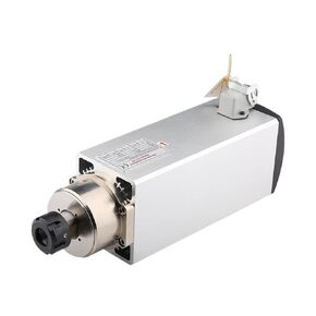 Engraving YS8350B-18/4.5kw ER25 Air-Cooled Spindle Motor 4 Bearings 300Hz 18000rpm Milling Spindle For CNC Engraving Grinding Accessories(4.5kw 220V)