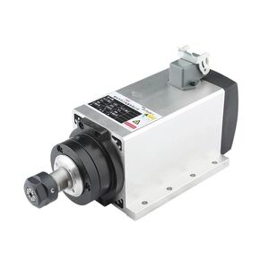 Engraving 3KW ER20 Air-Cooled Spindle Motor 220V 380V 18000rpm 300Hz Flange Mounting Motor For CNC Router Engraving Milling Machine Accessories(3.0kw 380V)