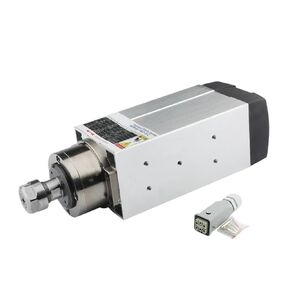 Engraving GDF46-18Z-2.2kw ER20 Air-Cooled Spindle Motor 220v/380v Square Spindle For CNC Milling Machine Engraving Machine Accessories(2.2kw ER20 220V)