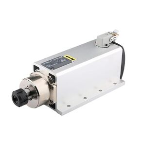 Engraving EYS8350-18/4.5kw ER25 Air-Cooled Spindle Motor 220v/380v Mounting Flange Spindle For CNC Router Woodworking Engraving Accessories(4.5kw 380V)