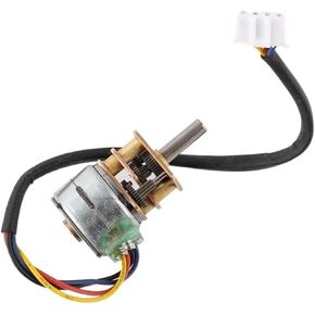 Stepper Linear Selfie Stick Motor, Smart Camera Gimbals Motor, Smart Robot Motor, 15BY 2-Phase 4-Wire Stepper Motor, All Metal Gear 5V 12V Digital Motor (Color : 1:50, Size : with Shell)