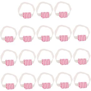 Vaguelly 18pcs Diaper Fixing Belts Comfortable Nappy Fasteners for Newborns High Elasticity for Flexibility Lightweight Portable Supplies