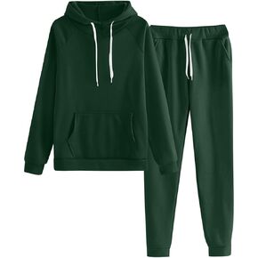Womens Sweatsuits 2 Piece Set Winter Casual Hoodies and Pants Sets 2 Piece Outfits Jogger Sets Track Suits 2024