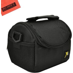 Deluxe Soft Small Camcorder Case for Canon Vixia HFM50, HFM52, HFM500, HFR32, HFR30, HFR300, HFR40, HFR42, HFR400, HFR50, HFR52, HFR500 Camcorder + More!!