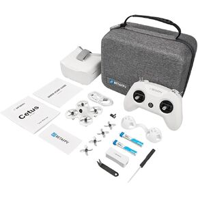 BETAFPV Cetus FPV RTF Drone Kit for Brushed Racing Drone, with LiteRadio 2 SE Transmitter VR02 FPV Goggles, Fly FPV Drone Kit for Beginners to Fly Faster Further