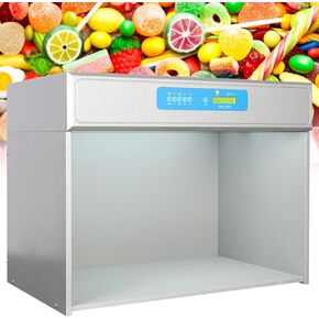Clothes Color Assessment Cabinet, Color Calibration Tool with 6 Light Sources,Color Matching Cabinet for Textile, Printing, Toys