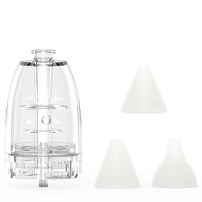GROWNSY Upgraded Larger Suction Chamber and 3Pcs Silicone Tips for GROWNSY Nasal Aspirator, Nose Sucker Replacement Kit