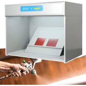 LED Light Box Color Matching Cabinet,Leather/Fabric Color Assessment Box,Lab Color Matching Light Box with 7pcs Light Sources,Color Assessment Cabinet for Textile Printing & Dyeing Materials