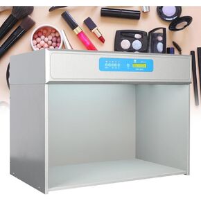 Color Assessment Cabinet, 6 Light Sources Light Box, Lab Color Matching Light Booth, Color Matching Cabinet for Textile, Printing