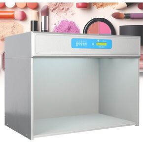 Color Assessment Cabinet, Color Matching Box with 6 Light Sources,Can Test Same Color & Different Spectra,Color Assessment Box for Fabrics, Textile, Clothing