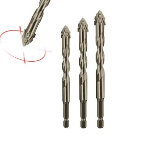 New Four-Flute Sawtooth Eccentric Drill Bit, Relaxrich Drill Bits, Relax Rich 4 Flute Bit, Arhdcompuly Four-Edged Serrated Eccentric Drill, Efficient Drill and Tap Set(6/6/6/8/8)