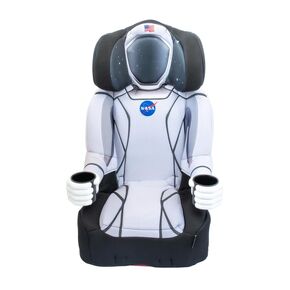 Kidsembrace NASA رائد فضاء High Back Booster Car مقعد (لا تسخير - لا مزلاج) للأطفال الذين يزنون 40-100 رطل - بطانية رمادية مشمولة