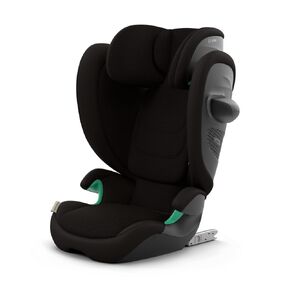 Cybex Solution G2 Folding High-Back Booster Seat - Lightweight, Travel-Friendly, Rigid Latch Installation, Linear Side-Impact Protection, Height Adjustable, Moon Black
